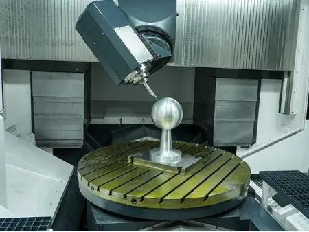 5-Axis Machining Center  with 45° Tilt Head