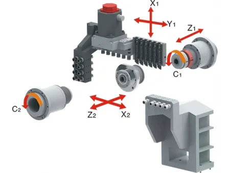 CNC Sliding Headstock Automatic Lathe
