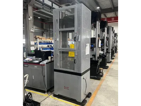 Servo-Hydraulic Universal Testing Machine, Dual Space, Wedge Action Grip