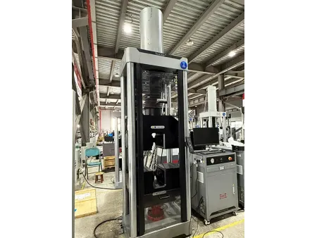 Servo-Hydraulic Universal Testing Machine, Single Space, Wedge Action Grip