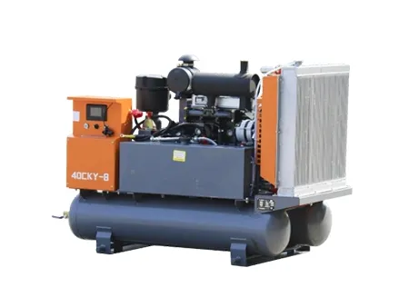 Portable Diesel Screw Compressor