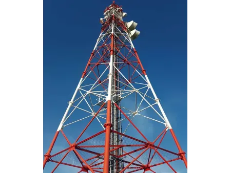 4-Legged Tubular Steel Communication Tower