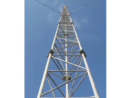 Guyed Communication Tower (Guyed Mast)
