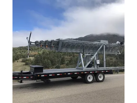 Cell On Wheels (COW) / Portable Telescoping Communication Tower