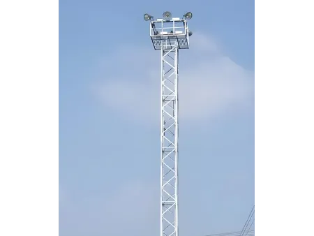 4-Legged Angular Steel Light Tower