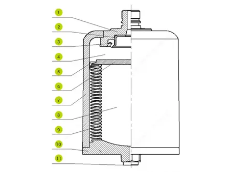 Metal Bellows Accumulator
