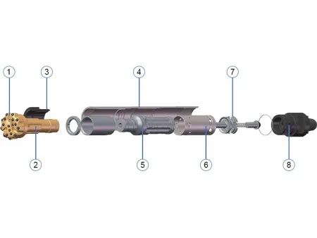 SPM-A Series  Tubeless DTH Hammer (without Foot Valve)