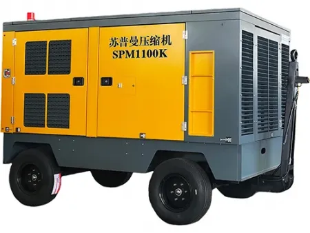 Portable Diesel Screw Air Compressor