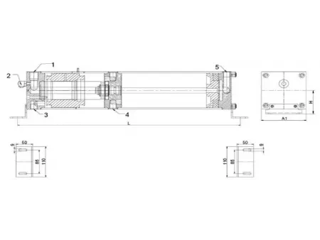 Pneumohydraulic Intensifier, TMPS Series