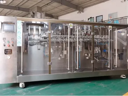 Premade Pouch Packaging Machine, 2-Nozzle Filling
