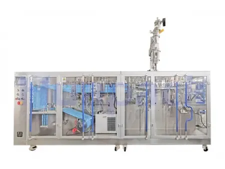 Flat Pouch HFFS Packaging Machine, 2-Nozzle Filling