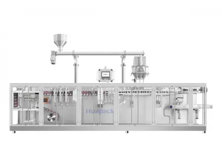 Flat Pouch HFFS Packaging Machine, 2-Nozzle Filling