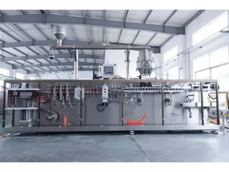 Flat Pouch HFFS Packaging Machine, 2-Nozzle Filling
