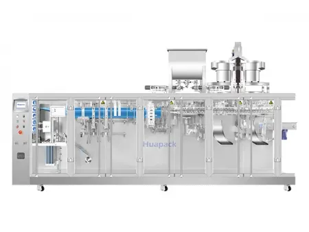 Zipper Pouch HFFS Packaging Machine, 2-Nozzle Filling