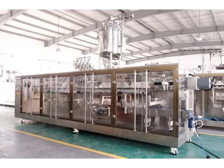 Servo Driven Premade Pouch Packaging Machine, 4-Nozzle Filling