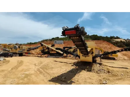300 TPH Mobile Granite Crushing Plant in Fujian