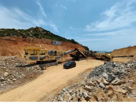 300 TPH Mobile Granite Crushing Plant in Fujian