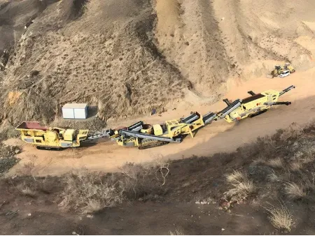 300 TPH Mobile Granite Crushing Plant in Gansu