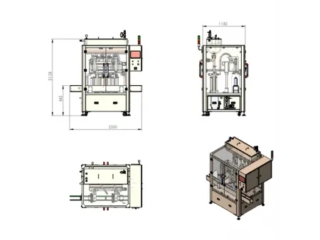 Automatic Tracking Filling & Capping Machine