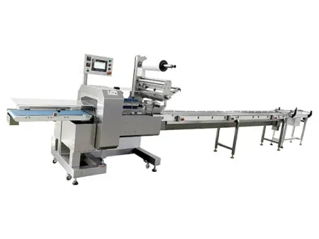 Horizontal Flow Wrapping Machine (Upper Film Feeding)