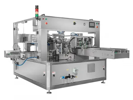 Rotary Premade Pouch Packaging Machine, Double Lane