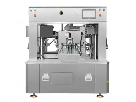 Rotary Premade Pouch Packaging Machine, Single Lane