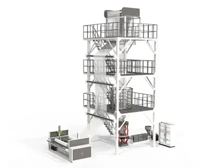 Agricultural Mulch Film Blowing Machine (1–3 Layers PE Film)