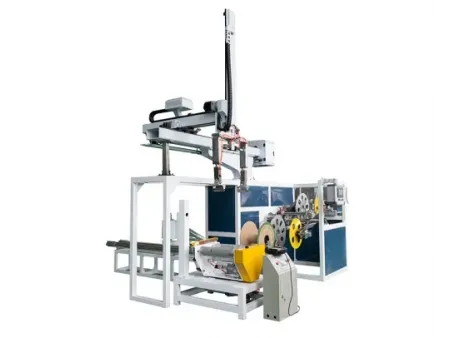 Flat Drip Irrigation Pipe Coiling & Wrapping Machine