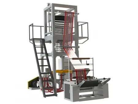 Two-Color Striped Blown Film Machine
