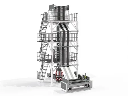 Two-Color Striped Blown Film Machine
