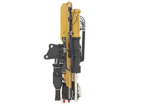 Excavator-Mounted Drill Attachment