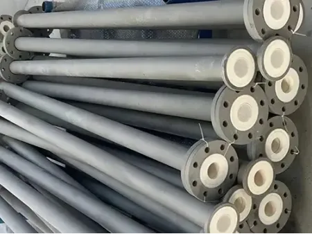 Ceramic Lined Pipes & Fittings for Pneumatic Powder Conveying