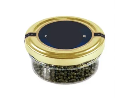 Glass Caviar Jars