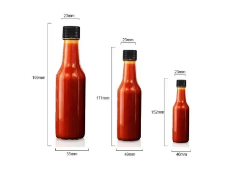 Glass Sauce Bottles