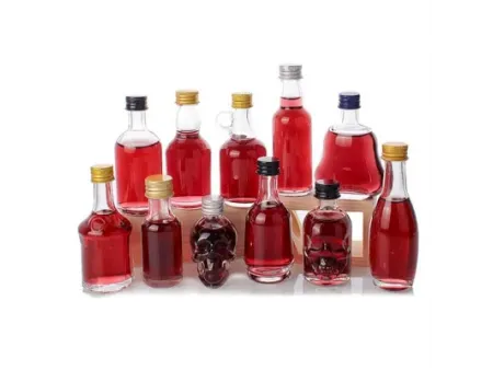 Mini Glass Liquor Bottles