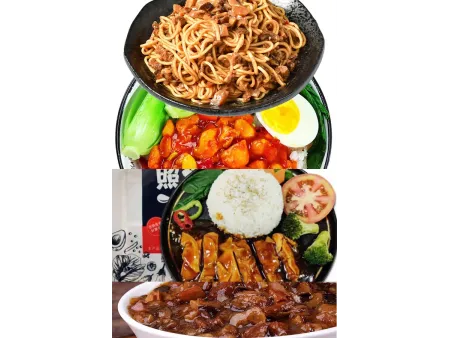 Ready-to-Eat Meal Rotary Vacuum Packaging Machine