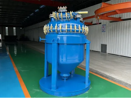 Conical-Bottom Reactor, Glass-Lined Jacketed Reactor