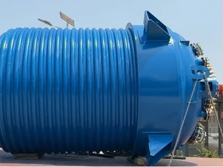 Half-Pipe Jacketed Reactor, Glass-Lined Reactor Vessel