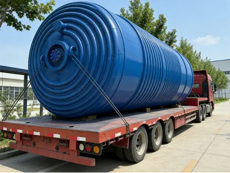 Half-Pipe Jacketed Reactor, Glass-Lined Reactor Vessel