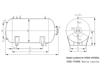 Jacketed Glass-Lined Storage Tank