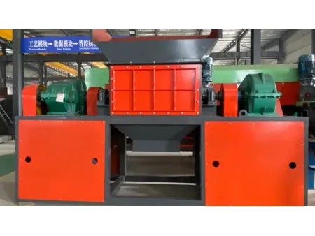 Dual Shaft Bag Breaker, Waste Bag Opener