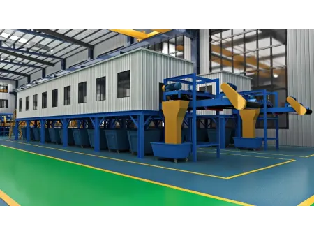 Manual Sorting Conveyor, Waste Sorting System