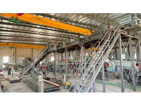 Manual Sorting Conveyor, Waste Sorting System