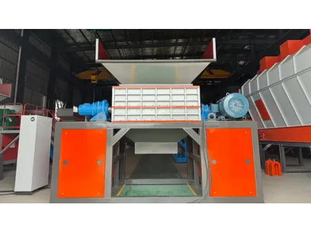 Stationary Pre-Shredder, Twin-Shaft Shredder