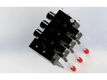 3 Spool Hydraulic Manifold