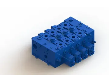 4 Spool Hydraulic Valve