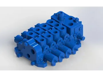 4 Spool Hydraulic Valve