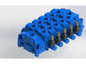 5 Spool Hydraulic Valve