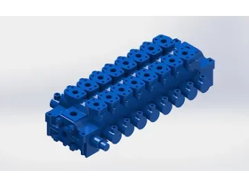 8 Spool Hydraulic Valve