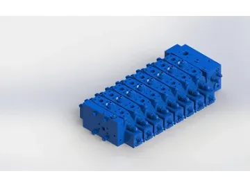 8 Spool Hydraulic Valve